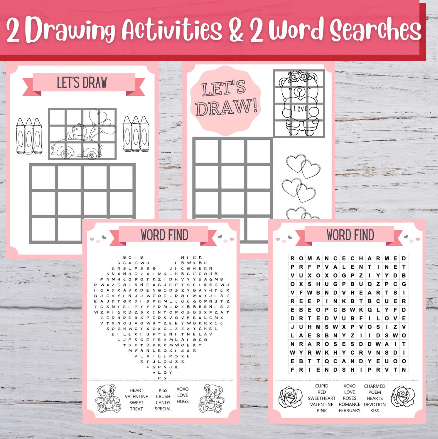 Freebie - Valentine's Day Activity Pages