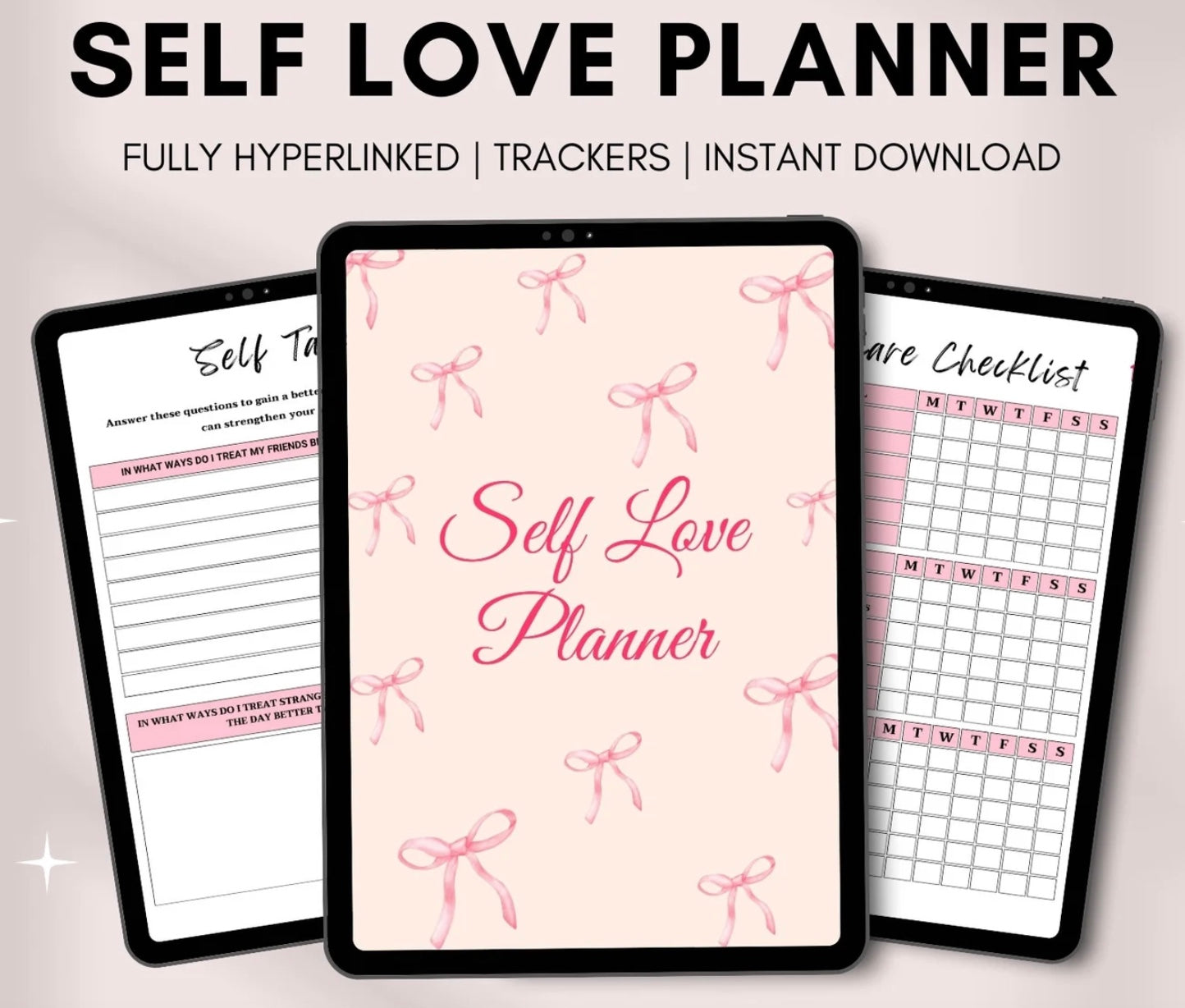 ✨ Self-Love Digital Planner – A Guided Journal for Confidence &amp; Growth ✨