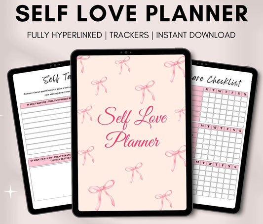 ✨ Self-Love Digital Planner – A Guided Journal for Confidence &amp; Growth ✨
