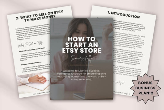Etsy Shop Product Ideas &amp; Business Plan Guide – Start &amp; Grow Your Dream Business! 💡