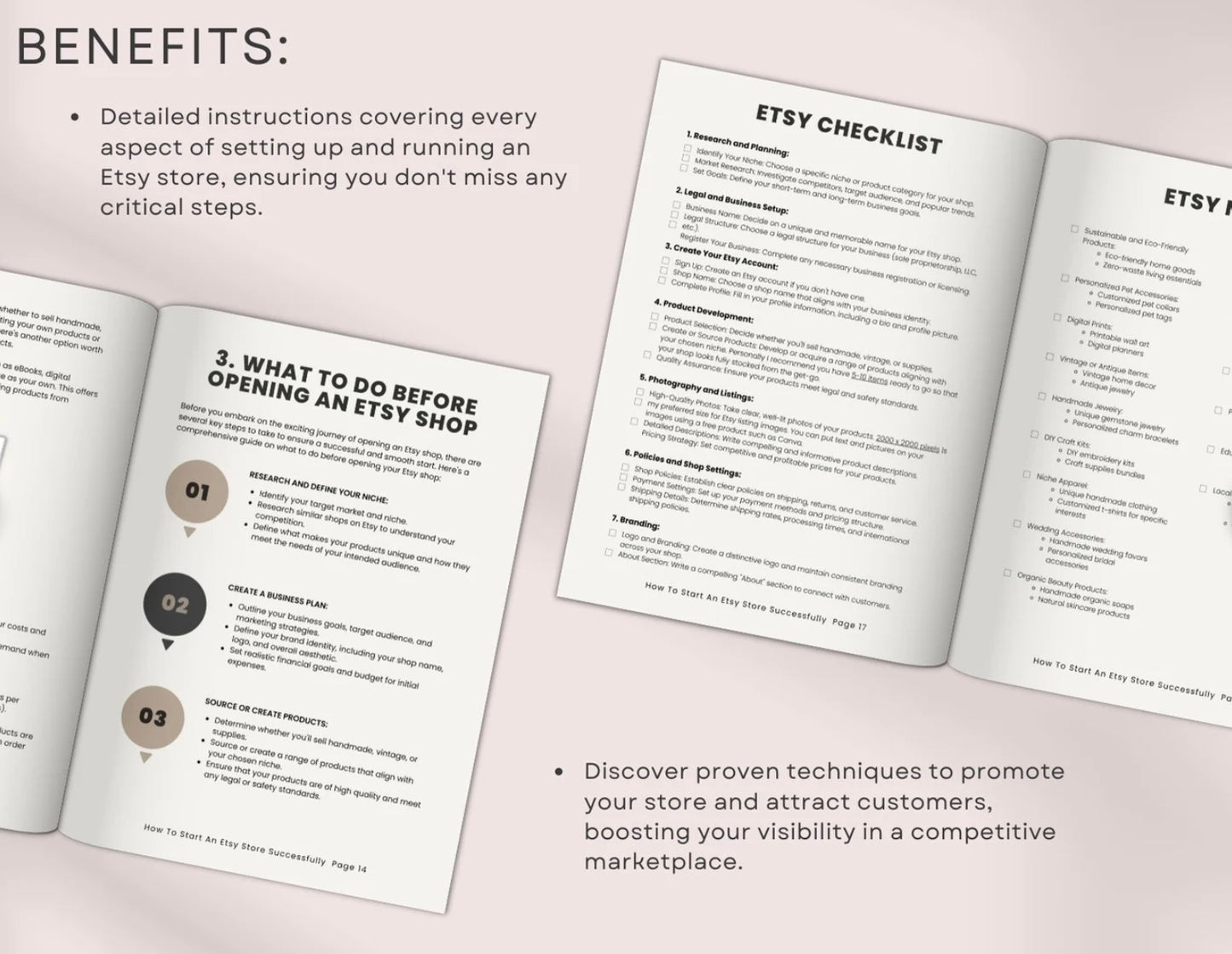 Etsy Shop Product Ideas &amp; Business Plan Guide – Start &amp; Grow Your Dream Business! 💡