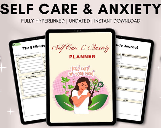 🌿 Self-Care & Anxiety Digital Journal – Find Calm &amp; Balance in Your Daily Life 🌿