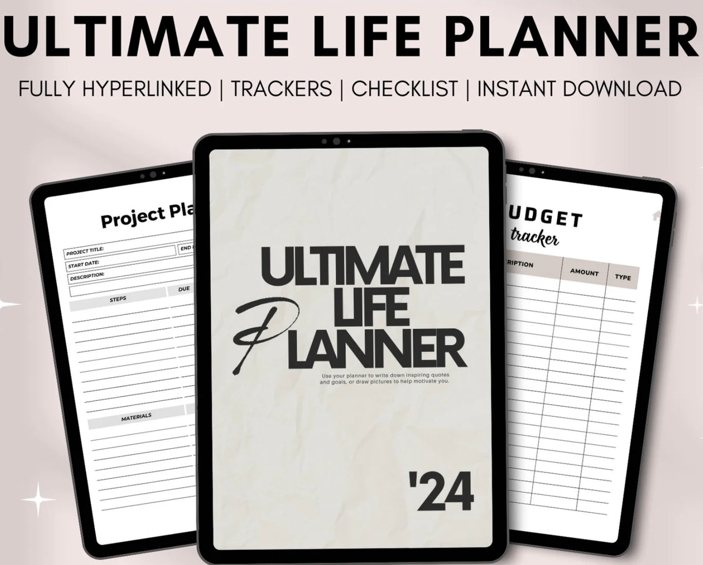 📒 Ultimate Life Planner – Organize Your Life & Achieve Your Goals! ✨