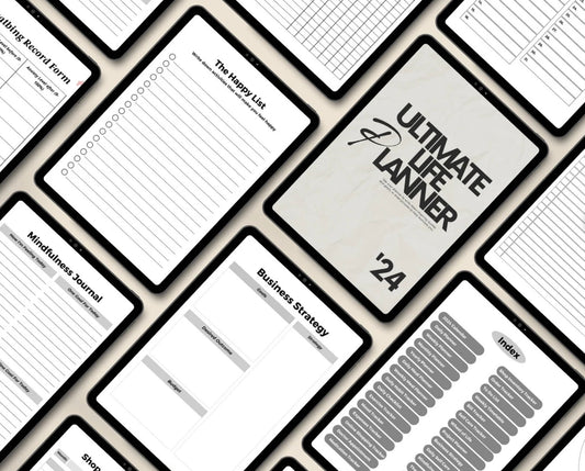 📒 Ultimate Life Planner – Organize Your Life & Achieve Your Goals! ✨