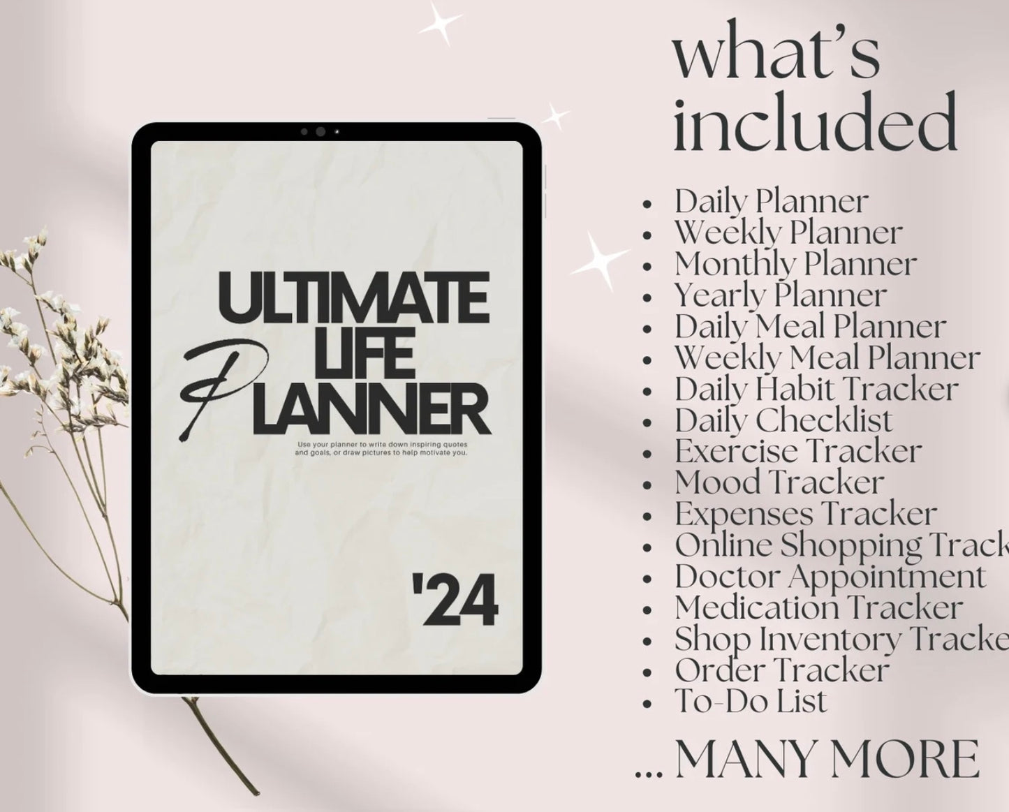 📒 Ultimate Life Planner – Organize Your Life & Achieve Your Goals! ✨
