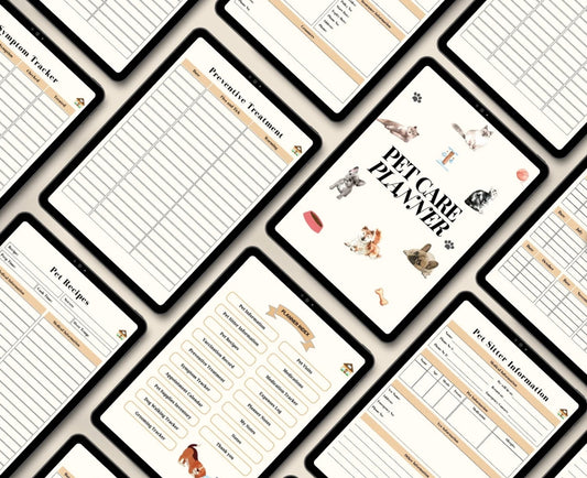 🐾 Pet Care Planner – Stay Organized & Keep Your Pet Happy & Healthy! 🐾