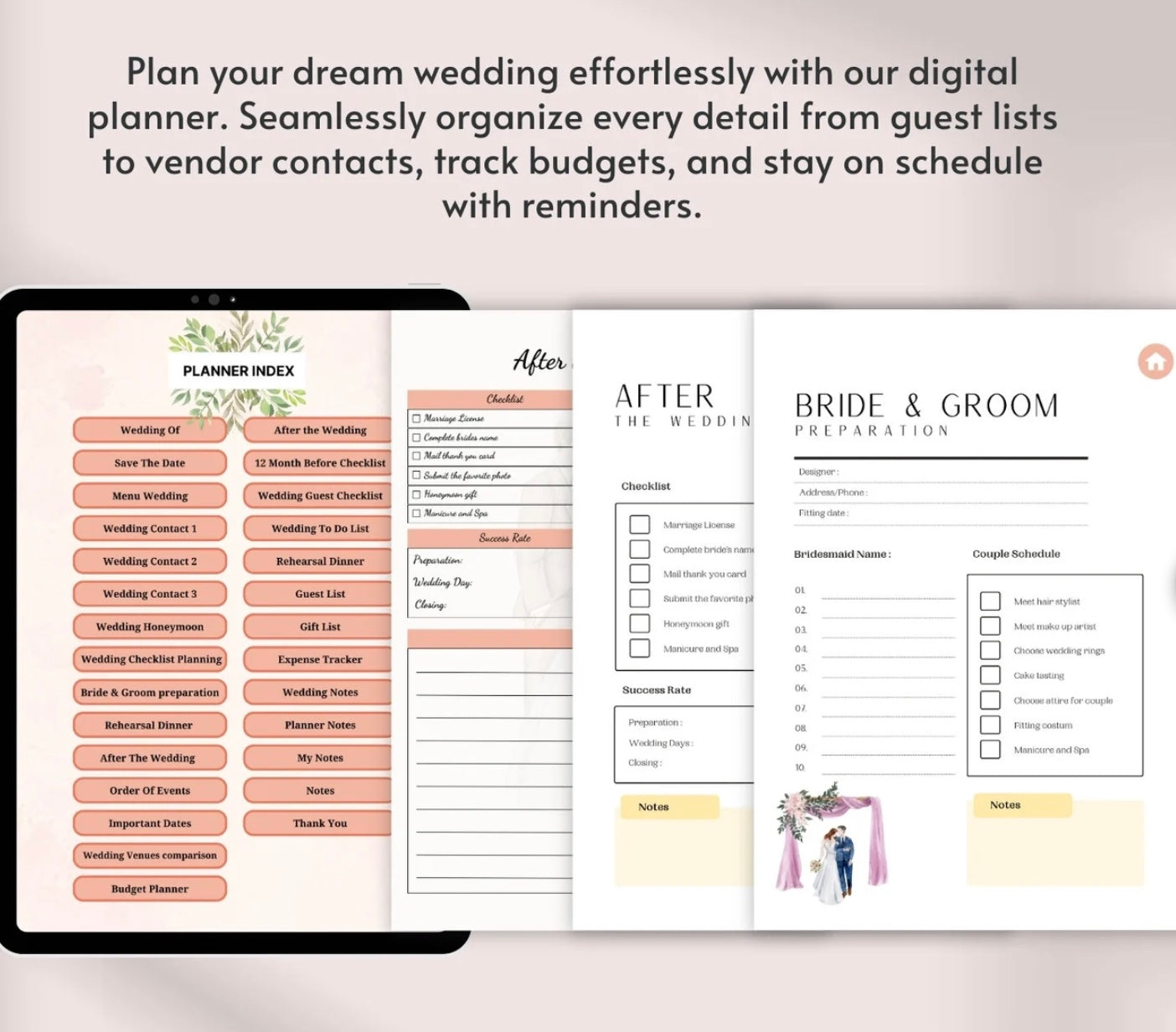 💍 Wedding Planner – Your Ultimate Guide to a Stress-Free Dream Wedding! 💍